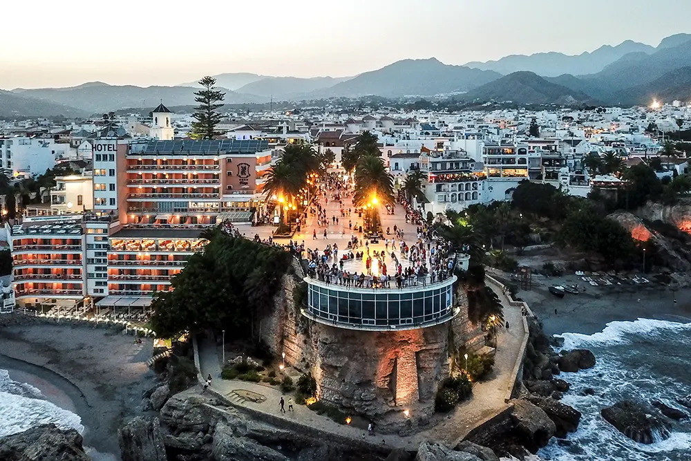 Balcón de Europa Nerja en Málaga