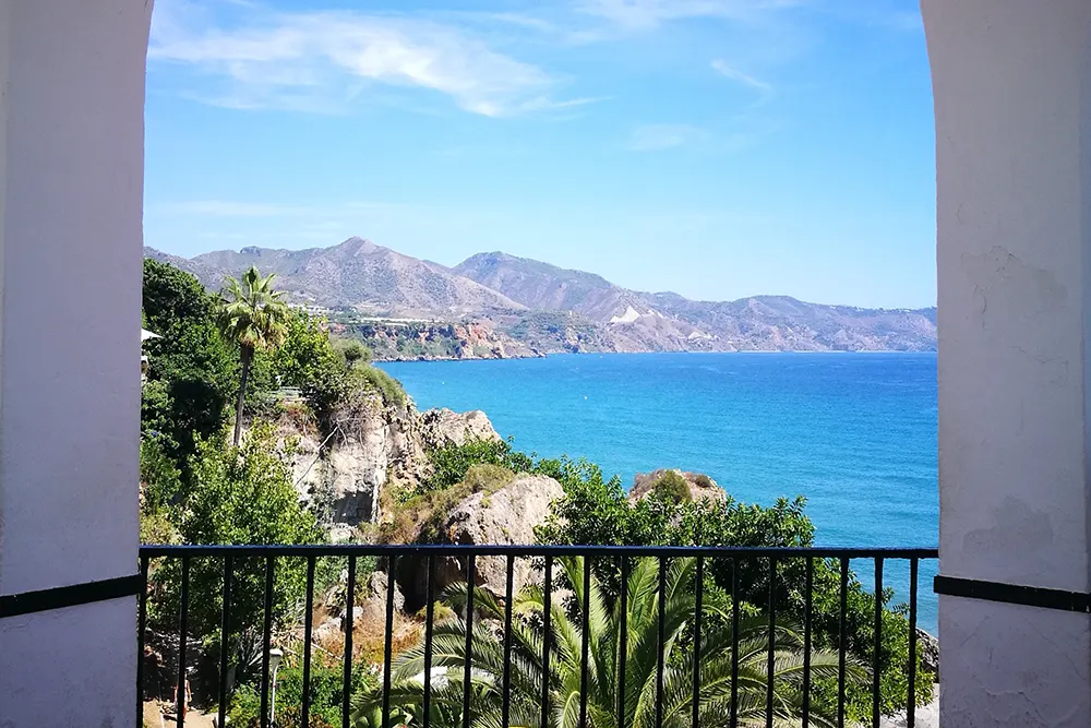 Vista desde el balcón de Europa Nerja